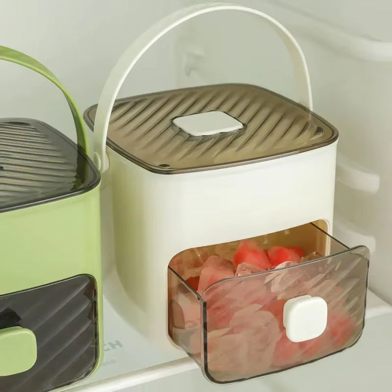 48 Grid Ice Cube Mold Reusable Refrigerator Ice Maker One-Touch Easy Release Homemade Ice Cube Tray Mold Home Ice Making Tool